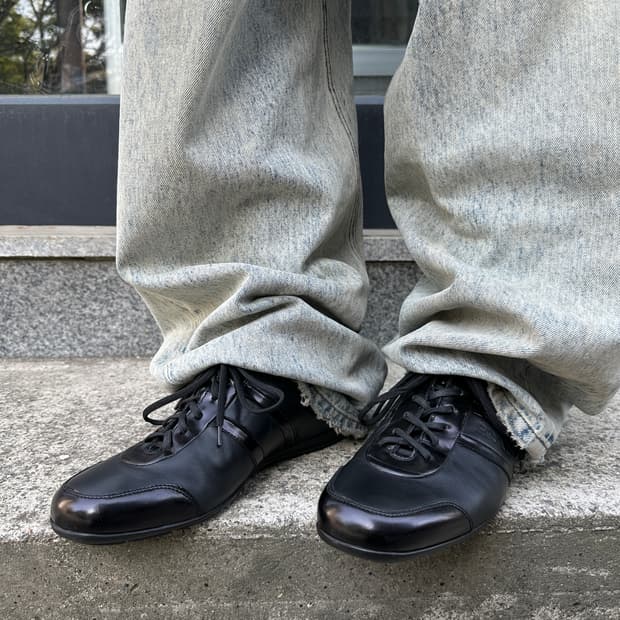 00s 레어 빈티지 프라다 스포츠 가죽 스니커즈