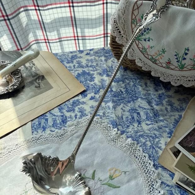 [초레어]미국 빈티지 Rogers 실버플레이트 라지사이즈 레이들