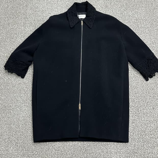 랑방 컬렉션 울 레이스 코트