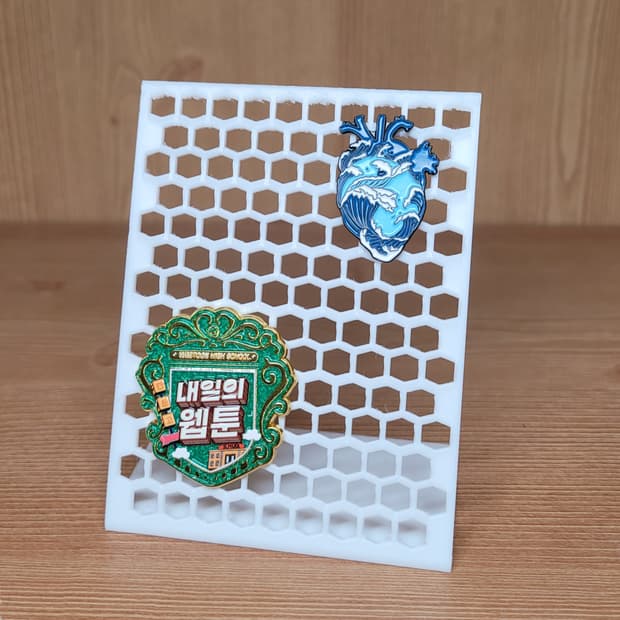 에나멜 뱃지 핀 전시 정리함