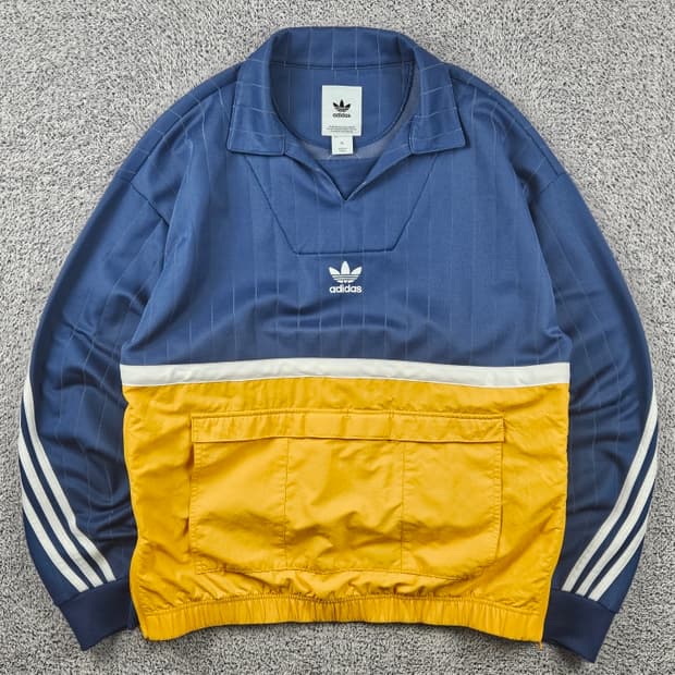 아디다스 드릴 풀오버 웜업 아노락 져지 ( XL ) / 11624