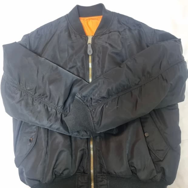 알파인더스트리 ma-1 블랙