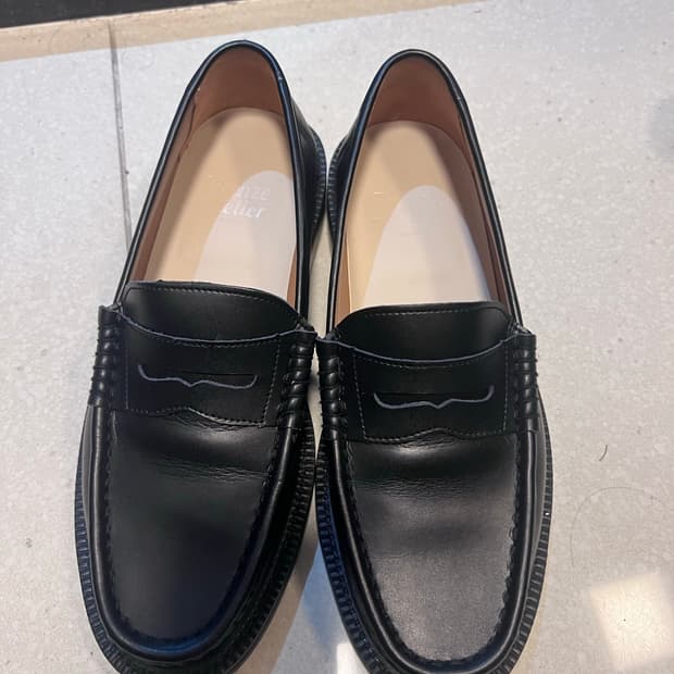 피렌체 아뜨리에 블랙 페니 로퍼 260