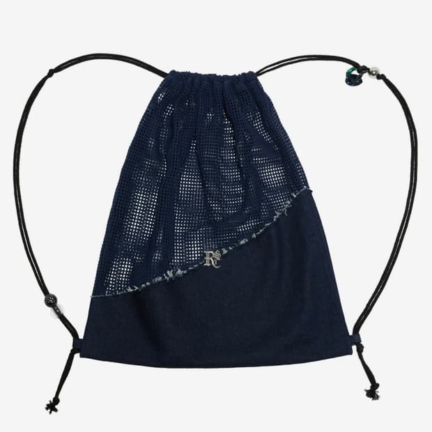 RSSC KNIT & DENIM GYM SACK - NAVY/DENIM