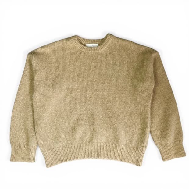 베이지 앙고라 니트 M