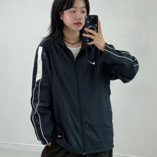 나이키 네이비 바람막이