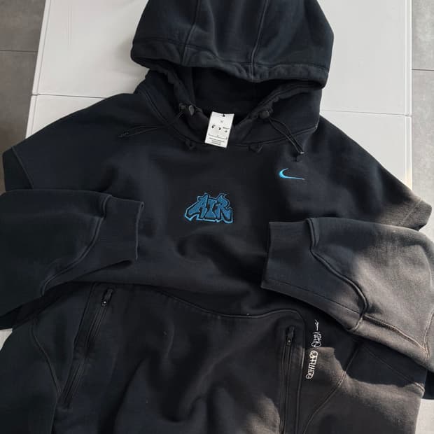 나이키X오프화이트 후드티