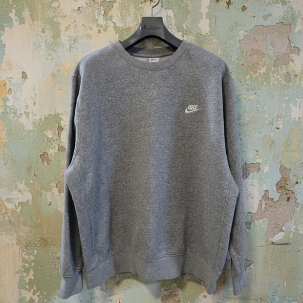 나이키 기모 맨투맨 XXL 회색