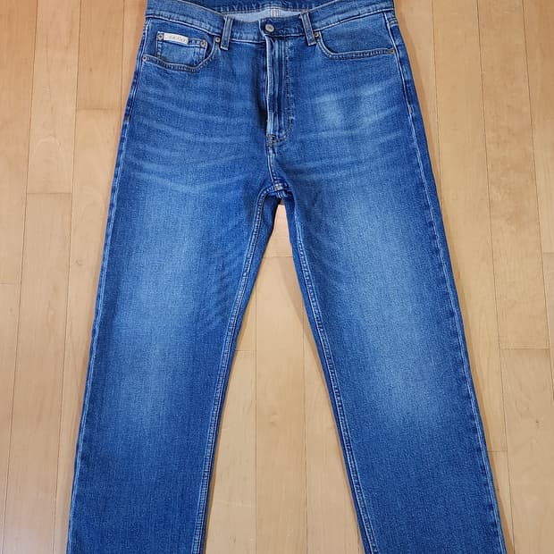 켈빈CK 스트레이트 데님 33