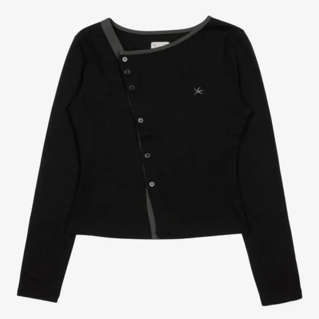 s)더콜디스트모먼트 tcm button long sleeve