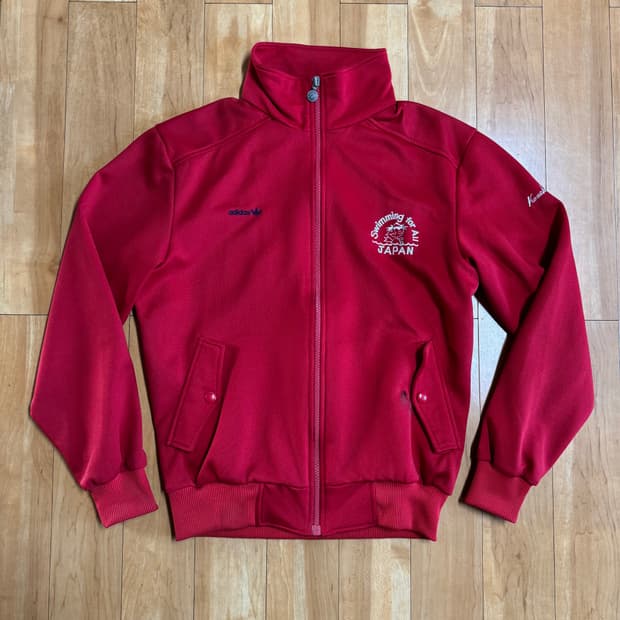 아디다스 빈티지 재팬 저지 레드