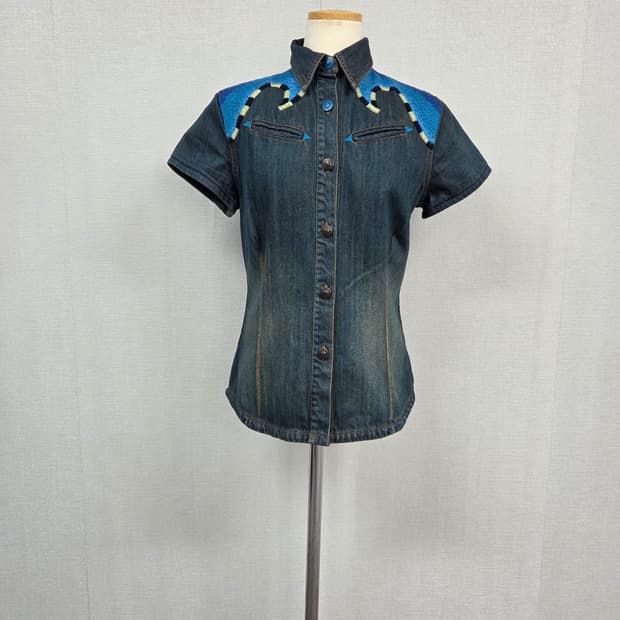 오일릴리   데님셔츠
