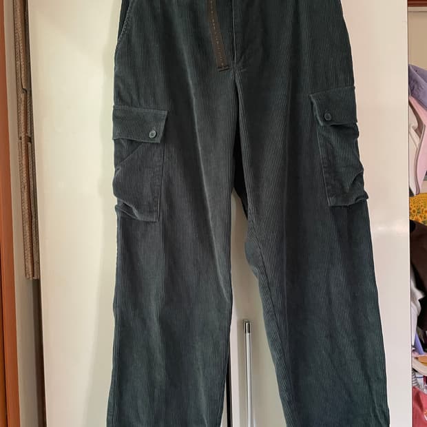 hideout 하이드아웃 코듀로이 카고 팬츠