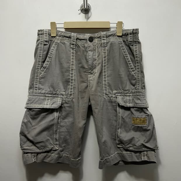 트루릴리젼 남성 스트치 카고 반바지 32사이즈