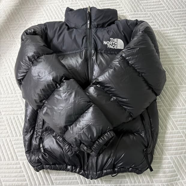 (실착2회)노스페이스 1996에코 눕시 패딩 블랙 공용S(90)