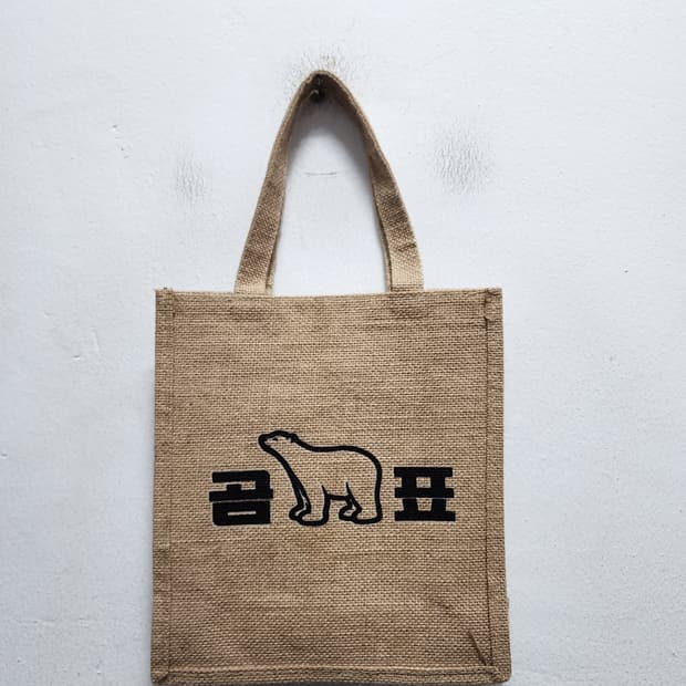 곰표 마직 토트백