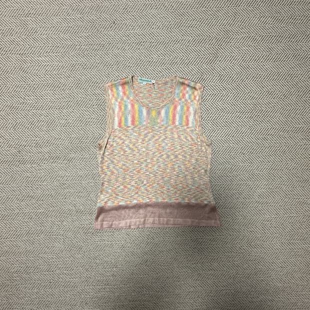 IDASCRATCH italy silk sleeveless shirt