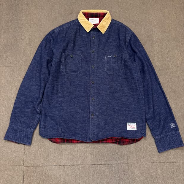 INHERIT 인헤릿 리버시블 셔츠 