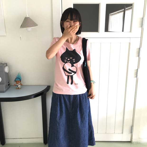 Né-net Pink Cat T-Shirt