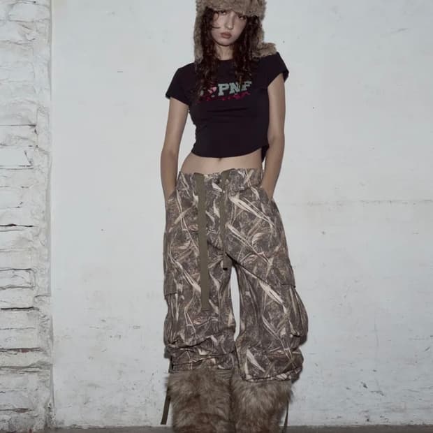 Realtree-Camo Wide Work Pants 1 사이즈
