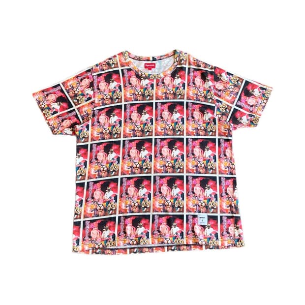 슈프림 Japanese Text Collage All Over Print