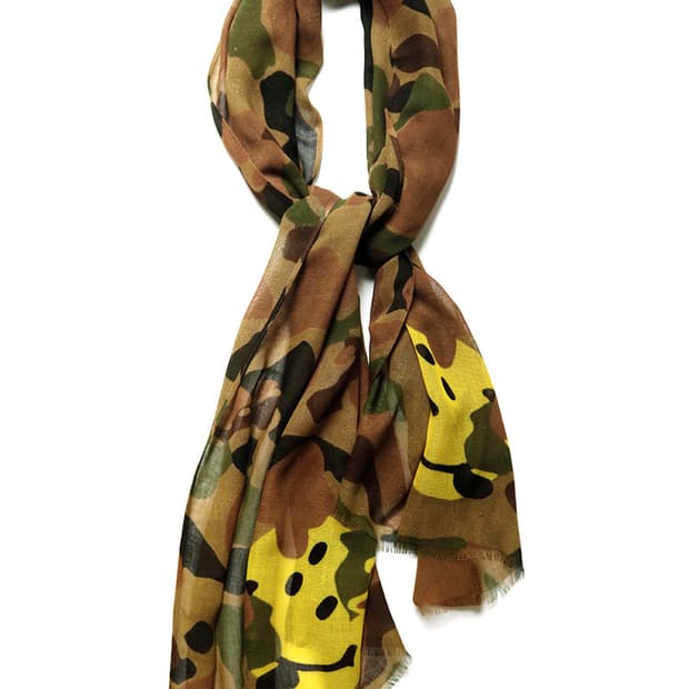 캐피탈 KAPITAL 밤부 레이온 헌터 위장 스톨(RAINBOWY H&S