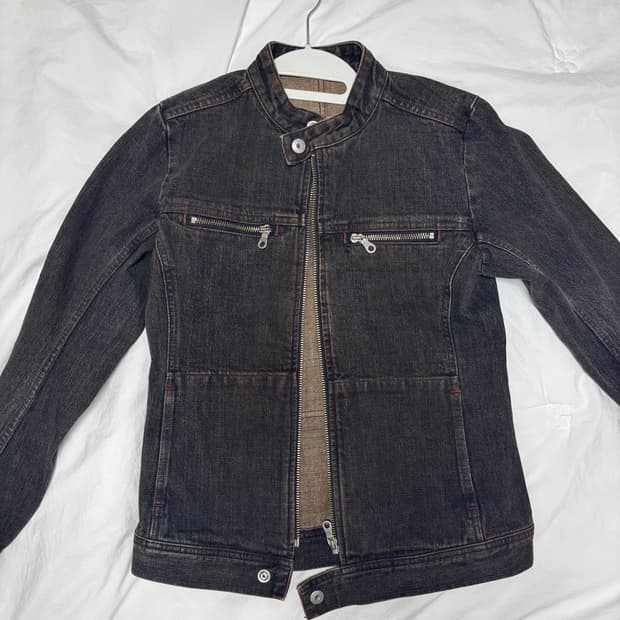 washed denim jacket