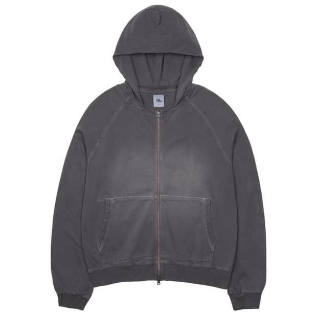 산산기어 워시드 후드집업