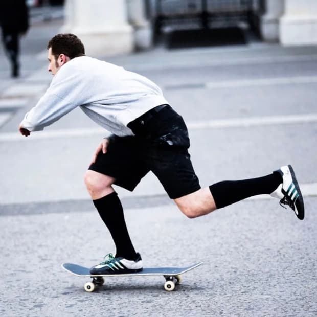 [ADIDAS] 아디다스x블론디 맥코이 가젤 인도어 화이트 그린