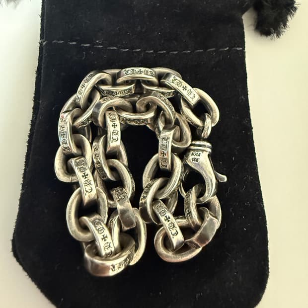 크롬하츠 라지페이퍼체인 팔찌