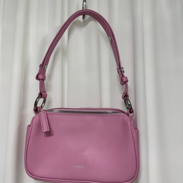 코이무이 소가죽 핑크 핸드백