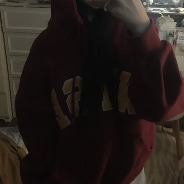 와이즈 기모 후드티