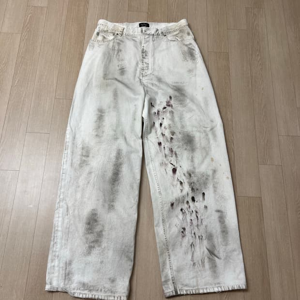 QAP 더티 크림 배기 팬츠 2 사이즈