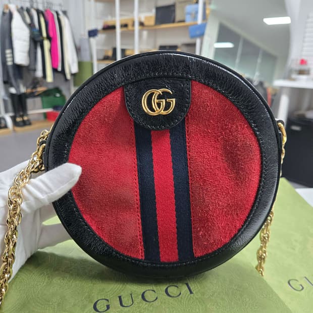 [40%할인] 구찌 오피디아 벨벳 라운드백