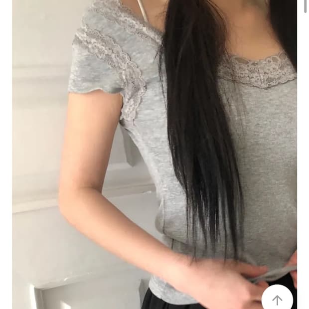 레이스 반팔티