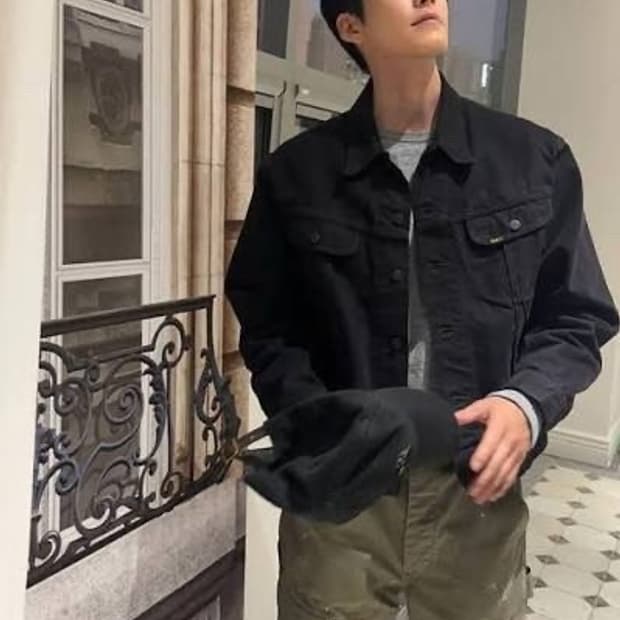 RRL 더블알엘 Lot.271 블랙 트러커 자켓 L