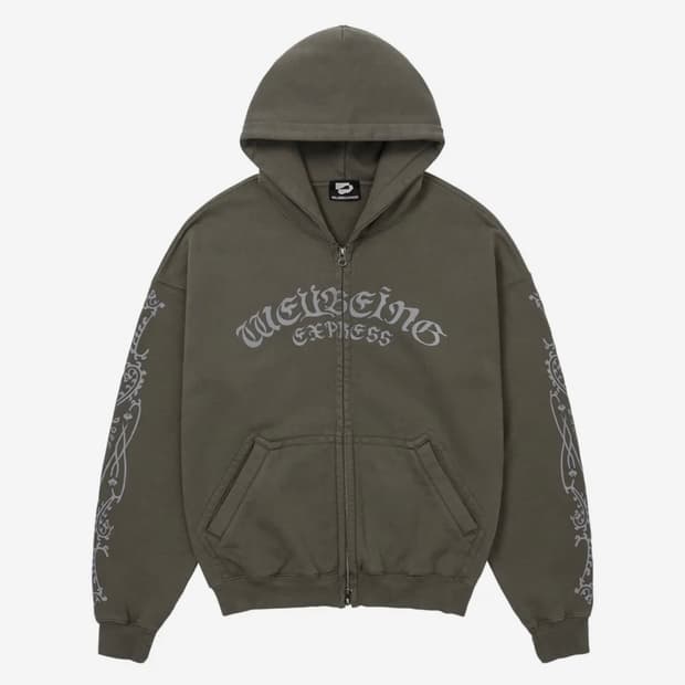 웰빙익스프레스 팬시후디 / 카키 / os 사이즈