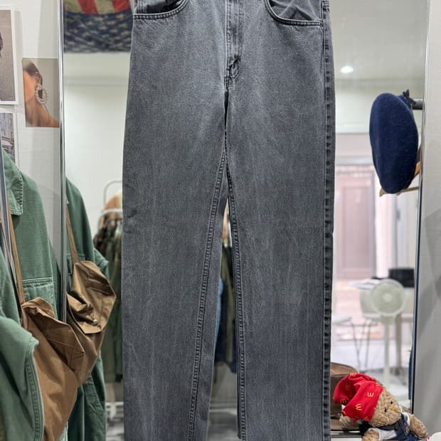 99s 리바이스 505 블랙진