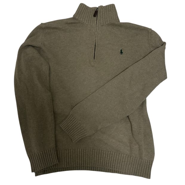 폴로랄프로랜 쿼터집 니트