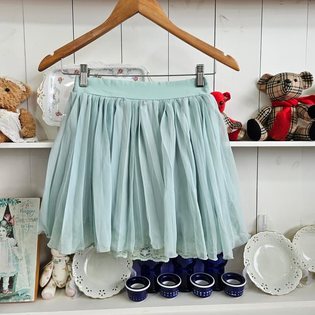 (INGNI) 쉬폰 레이어드 플레어 스커트