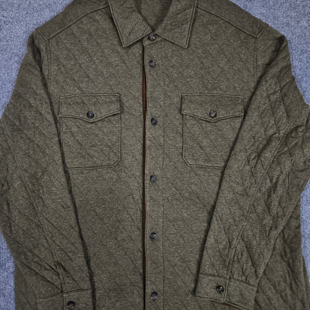 폴로 퀄트 더블 니트 저지 오버셔츠(급처)