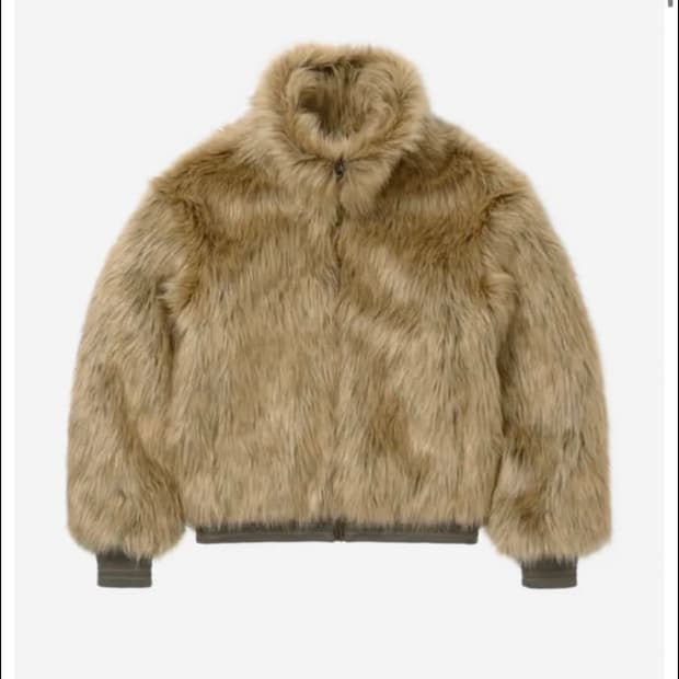 웰빙 익스프레스 퍼 자켓 camel s