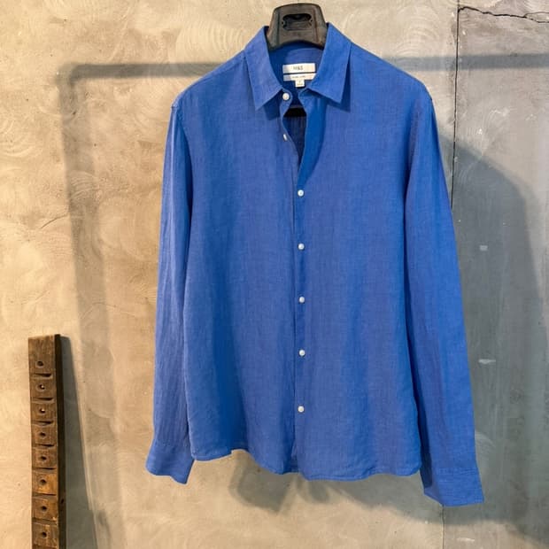 망고 린넨 셔츠 남성100