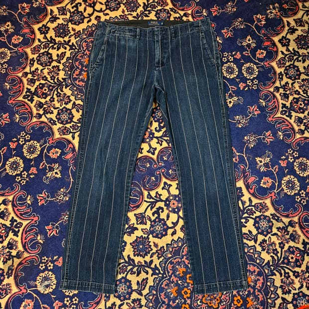 폴로랄프로렌 포멀 데님 스트라이프 팬츠10size