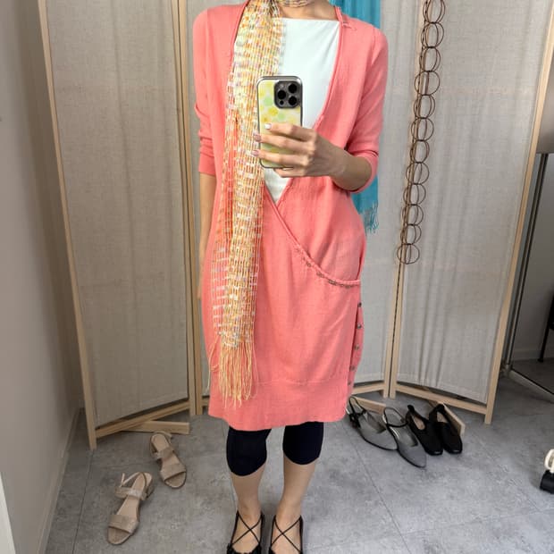 스나오쿠와하라 롱 가디건