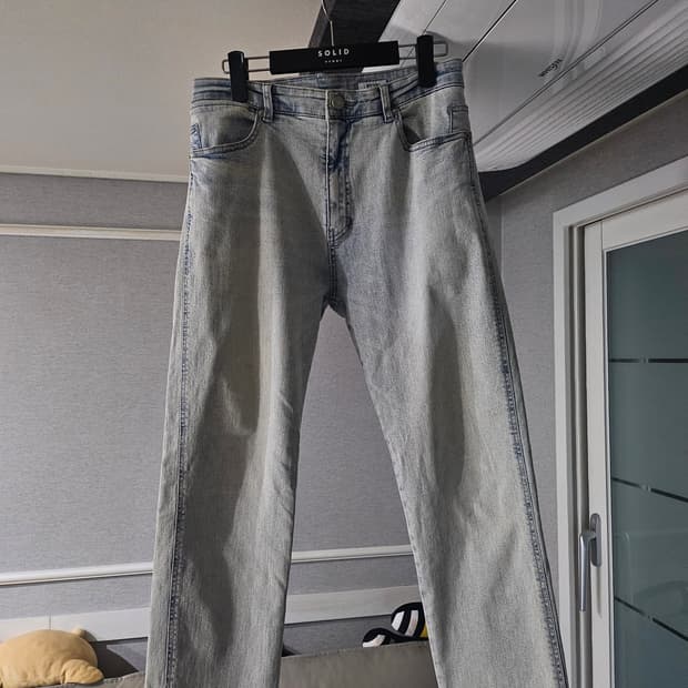 [거의 새것] 시스템옴므 연청 데님 청바지 슬림핏 팬츠 82