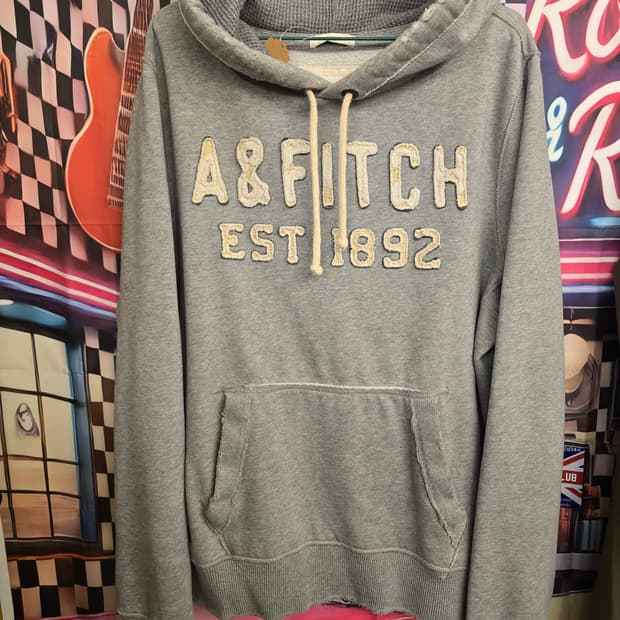아베크롬비 앤 피치(Abercrombie & Fitch)회색 후드티