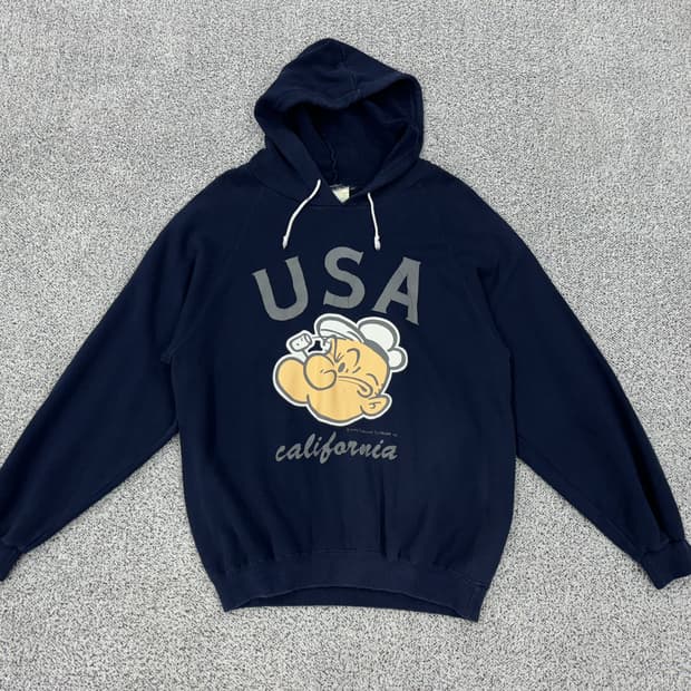 90s 뽀빠이 USA 후드티