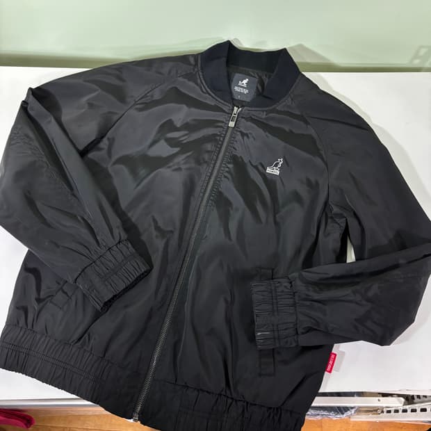 L 캉골 블랙 MA1 블루종 항공점퍼