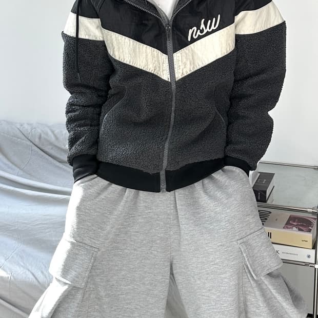 나이키 NSW 쉐르파 플리스 자켓 M